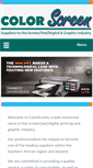 Mobile Screenshot of colorscreen.co.za